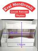 Kral Merdivenli Çocuk Ranzası thumbnail 2
