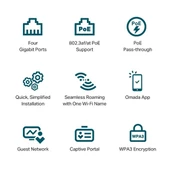 TP-LINK EAP655-Wall AX3000 WIFI-6 Duvar Montajlı Access Point thumbnail 7