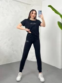 Kadın Nakış Detaylı Basic Eşofman Takımı 3814-23 thumbnail 1