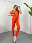 Kadın Nakış Detaylı Basic Eşofman Takımı 3814-23 thumbnail 12