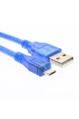 30cm Micro Usb Kablo Mavi 480 Mbps Usb 2.0 Hot Swap thumbnail 8