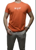 Baskılı HUF T-Shirt thumbnail 4