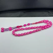 Pembe Renk Katalin Tesbih Hcz-Model PMBKH thumbnail 2