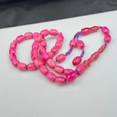 Pembe Renk Katalin Tesbih Hcz-Model PMBKH thumbnail 1