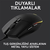 LOGITECH G G102 LIGHTSYNC 8000-DPI RGB OYUNCU MOUSE 910-005823 thumbnail 1