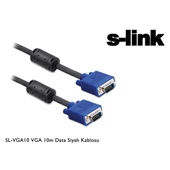 S-link SL-VGA10 VGA 10m Data Siyah Kablosu thumbnail 2