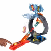 Hot Wheels City Düşmanlarla Mücadele Serisi HDR29 HTN78 Bat Loop Attack thumbnail 2