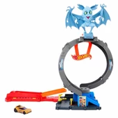 Hot Wheels City Düşmanlarla Mücadele Serisi HDR29 HTN78 Bat Loop Attack thumbnail 1