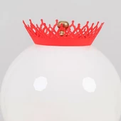 Taçlı Küre Abajur Pembe thumbnail 3