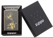 Zippo Rustic Bronze Record Player Dizayn Çakmak thumbnail 2