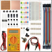 BREADBOARD TEMEL ELEKTRONİK DEVRE EĞİTİM SETİ + DT830D MULTİMETRE thumbnail 1