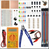 BREADBOARD TEMEL ELEKTRONİK DEVRE SETİ +DT830D MULTİMETRE + PLATO YANKESKİ thumbnail 1