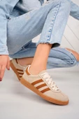 Adidas spezial bej kahve bayan sneaker thumbnail 2