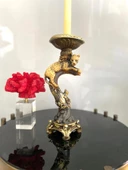 Şamdan mumluk çitalı  şamdan polyester biblo thumbnail 12