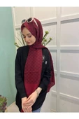 Elegance Monogram Şal - 1090100-941 - Bordo thumbnail 2