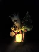 Led ışıklı pilli Santa obje thumbnail 3