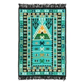 Shark Anadolu Seccade Kilim 6 Turkuaz thumbnail 1
