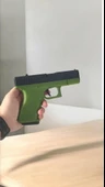 Glock 19 Hareketli Özel Tasarım - Askeri Yeşil thumbnail 1