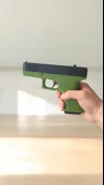 Glock 19 Hareketli Özel Tasarım - Askeri Yeşil thumbnail 3