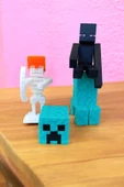 Karakter Figür Seti - Creeper, Enderman ve İskelet thumbnail 3