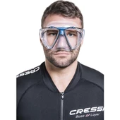 Cressi Penta Plus Clear Blue Yetişkin Dalış Maskesi thumbnail 2