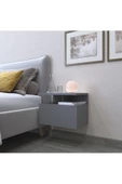 AYMOBSAN Venüs Komodin, Duvara Monte, 45 cm, Antrasit thumbnail 1