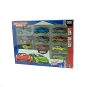 1:70 Ölçek Metal Arabalar Model 10'lu Set 7 Cm thumbnail 2