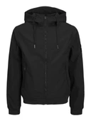 JJEBASIC SOFTSHELL HOOD NOOS Black Black M thumbnail 1