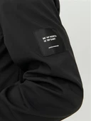 JJEBASIC SOFTSHELL HOOD NOOS Black Black M thumbnail 3