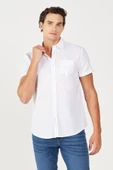 SS Kısa Kollu Gömlek White White XL thumbnail 6