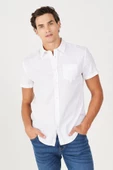 SS Kısa Kollu Gömlek White White XL thumbnail 5