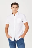 SS Kısa Kollu Gömlek White White XL thumbnail 1