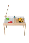 Galery Wood Montessori Doğal Ahşap Duyu Aktivite Kum Ve Su Masası-duyusal Oyun Ve Gelişim Iç Mekan Aktivite Masa thumbnail 2