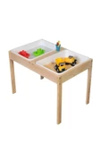 Galery Wood Montessori Doğal Ahşap Duyu Aktivite Kum Ve Su Masası-duyusal Oyun Ve Gelişim Iç Mekan Aktivite Masa thumbnail 5