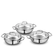 KORKMAZ A1675 PERLA 6 PARÇA OMLET SET thumbnail 1