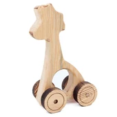 Ahşap Oyuncak Tekerlekli Araba Hayvan Model-3 thumbnail 1