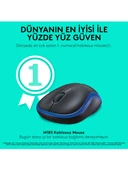 Logitech M185 910-002236 Mavi Optik Kablosuz Mouse thumbnail 2