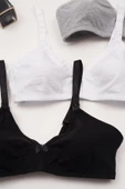 3'lü Renkli Lohusa Sütyen Set thumbnail 3