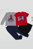 4'lü SPİDER-MAN Tshirt Şort Pantolon Takım thumbnail 2