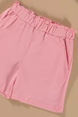 Batik Yıkamalı Pembe Tshirt Şort Takım thumbnail 2