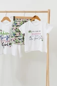 4'lü Tshirt Pantolon Şort Yeşil Takım thumbnail 6
