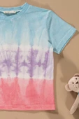 Batik Yıkamalı Mavi Tshirt Şort Takım thumbnail 3