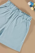 Batik Yıkamalı Mavi Tshirt Şort Takım thumbnail 2