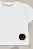 Emoji Detaylı Beyaz Alt Üst Şort Takım thumbnail 2