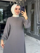 Kare Elbise Gri thumbnail 2
