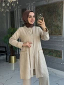 Üçlü Keten Takım Taş thumbnail 2
