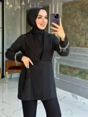 Eylül Ceket Takım Siyah thumbnail 3