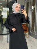 Nesli Elbise Siyah thumbnail 3