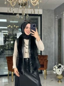 Deri Yelek Takım-Siyah Siyah thumbnail 1