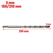 Sds Matkap Ucu Ahşap Açma 5x210 mm thumbnail 6